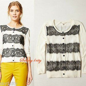 Anthropologie Knitted & Knotted Sweater 3/4 Sleeve